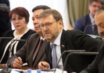 Причиной осложнений в отношениях России и Украины являются внешние факторы, заявил член Совета Федерации Константин Косачев