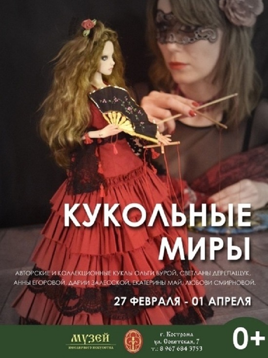 Костромичи смогут посмотреть на «Кукольные миры» до апреля