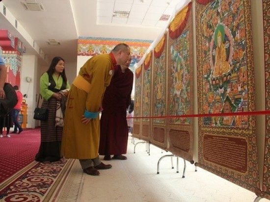 В калмыцком хуруле открыта выставка чудес Будды Шакьямуни