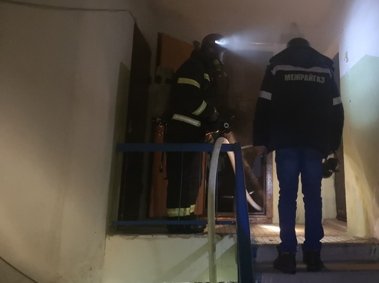 Женщина пострадала на пожаре в Малоярославце