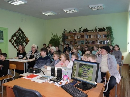 В школе Псковского района выбирают лучший проект благоустройства