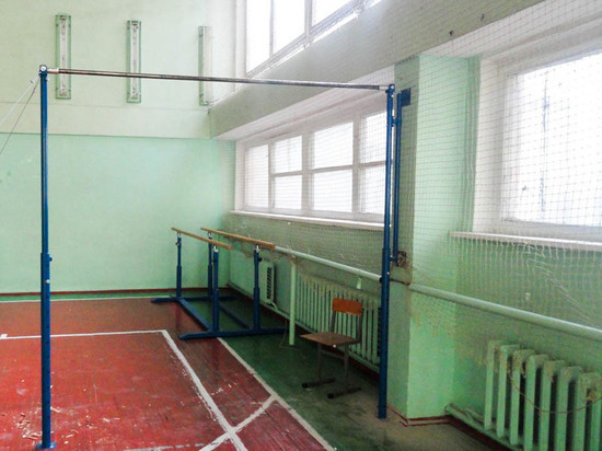 В Курской области закрыли спортзал в школе