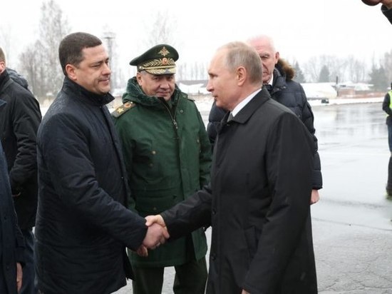 Владимир Путин приехал в Псков