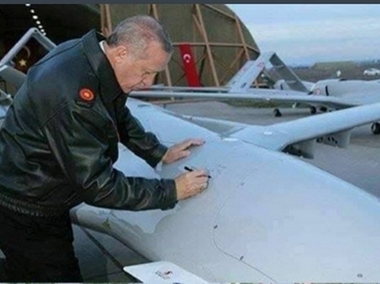 Сирия сбила турецкий беспилотник с автографом Эрдогана
