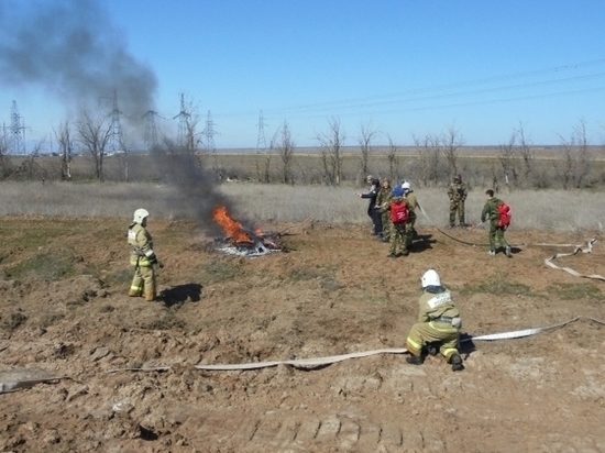 В лесном хозяйстве Калмыкии объявлен пожароопасный сезон
