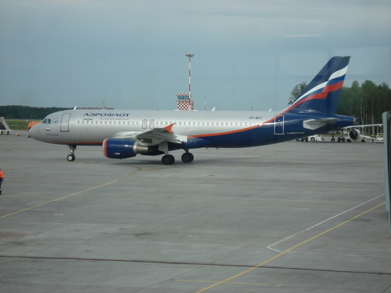 «Заминированый» самолет произвел посадку в Омске