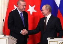 Президенты России и Турции Владимир Путин и Реджеп Тайип Эрдоган смогли договориться о прекращении огня в Сирии