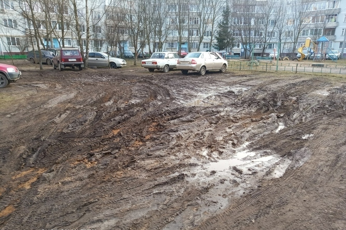 Жители Тверской области жалуются на грязь во дворах - МК Тверь