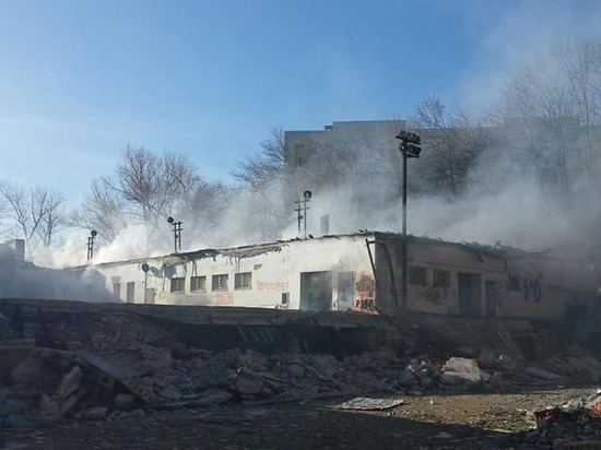 В центре Белгорода горел бывший кабак