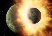 Недра Луны могут скрывать от нас планету Тейю или то, то что от нее   осталось после столкновения с Землей