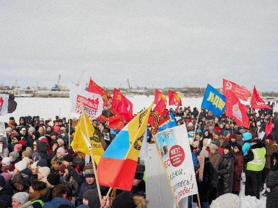 Митинг экопротеста прошёл в Архангельске