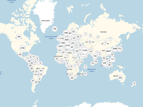 В "Яндексе" запустили онлайн-карту распространения коронавируса