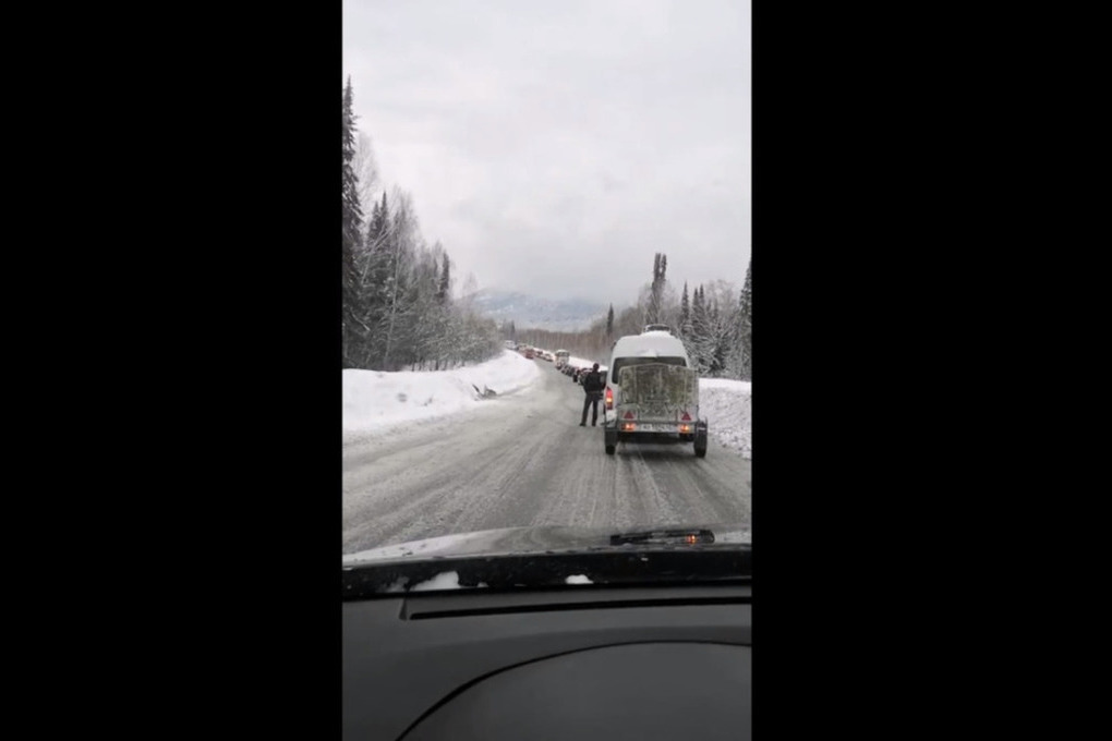 Смертельное дтп в шерегеше. Дорога Кузбасс Хакасия.