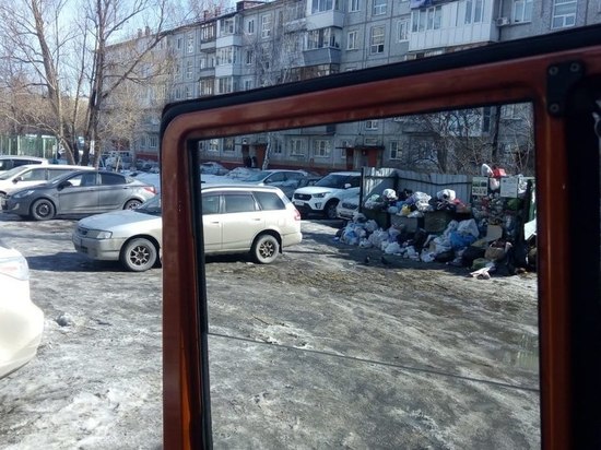 В Омске регоператор просит не парковаться рядом с контейнерами