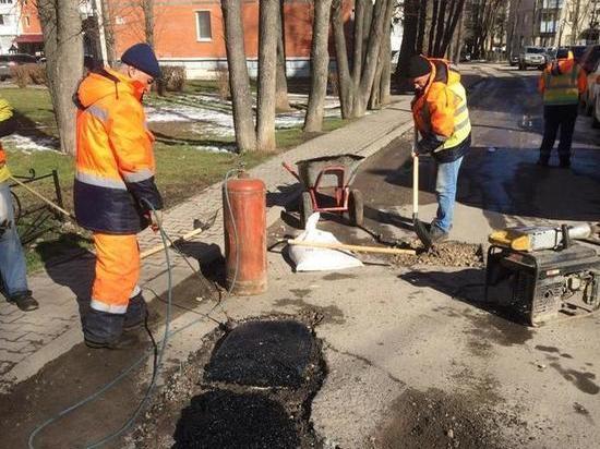 В Серпухове начали ремонт дорог