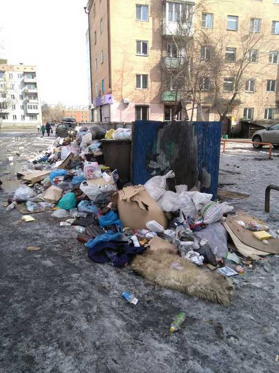 Власти Кызыла ввели режим ЧС из-за не вывоза мусора