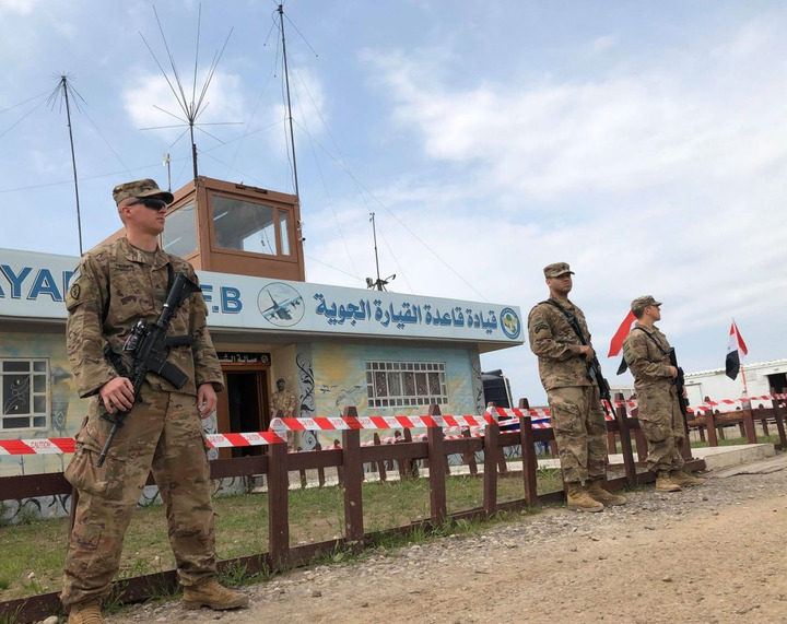 Американские военнослужащие покинули очередную часть в Ираке