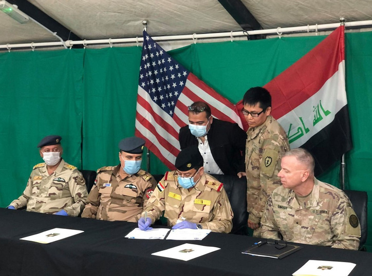 Американские военнослужащие покинули очередную часть в Ираке