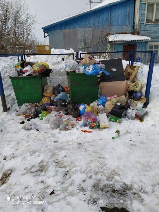 Жители Салехарда пожаловались на неубранный мусор