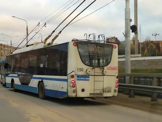 В Калуге общественный транспорт перешел на режим выходного дня