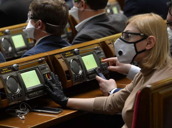 Депутаты Верховной рады, прикрывшись респираторами и очками, разрешили распродажу земли