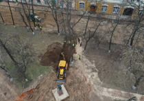 В Серпухове продолжаются работы по ремонту и реконструкции одной из самых старых площадей города – площади Ленина