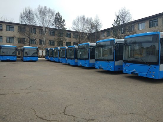 Последняя партия муниципальных автобусов прибыла в Читу