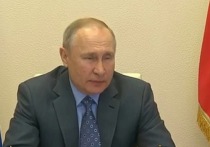 Президент России Владимир Путин начал совещание с правительством в режиме телеконференции