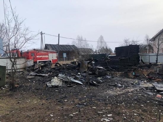 Началась проверка после гибели мужчины и женщины на пожаре в Тверской области