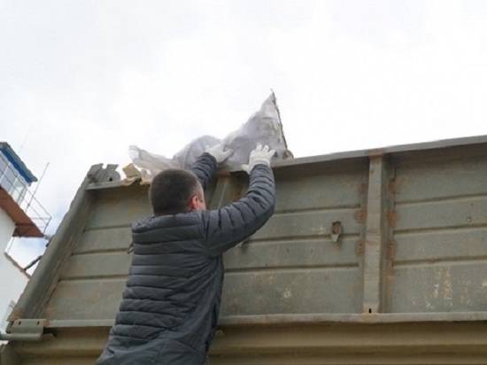 Жители Магадана жалуются, что мусор не вывозят трое суток