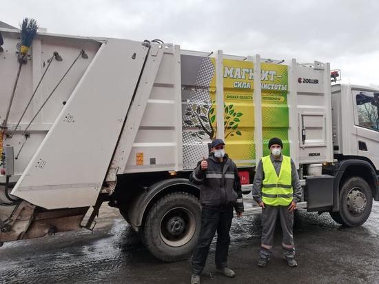 В Омской области в период пандемии мусор вывозят без сбоев