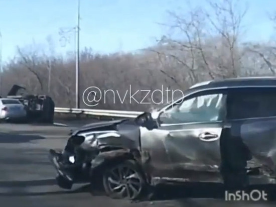 Два человека пострадали в массовом ДТП на новокузнецком шоссе