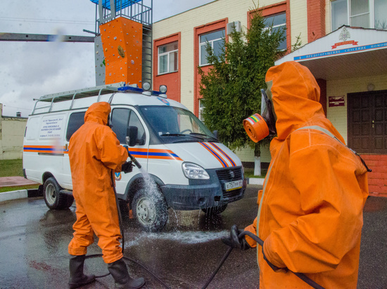 Спасатели Тверской области принимают меры по профилактике коронавируса