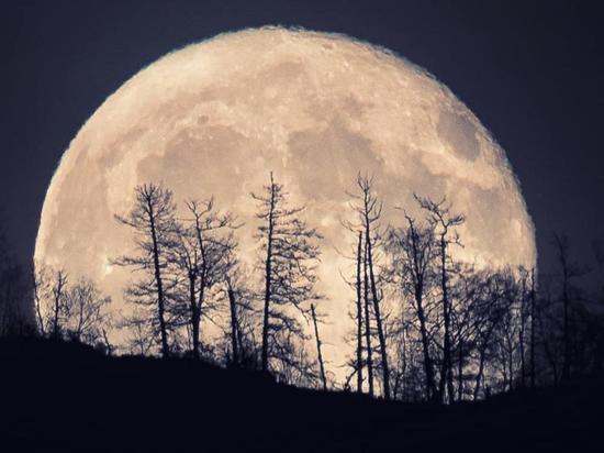 Сегодня ночью жители Хакасии смогут наблюдать огромную луну