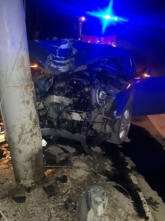 В Туле пьяный водитель повредил опору ЛЭП