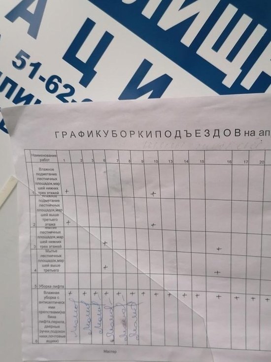 Кузбассовец рассказал о графике уборки подъездов "из будущего"