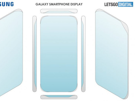 Samsung запатентовала новый экран для смартфонов