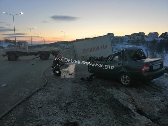 Смертельная авария произошла на автоподъезде к Мурманску
