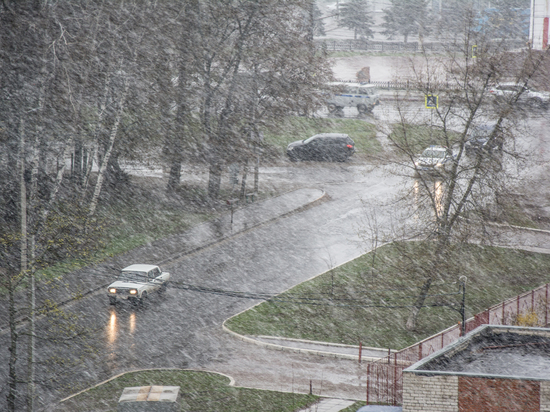 На Курск надвигается дождь со снегом