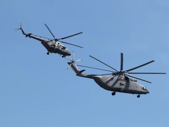 Псковские вертолёты поучаствуют в военном параде 9 мая в Петербурге