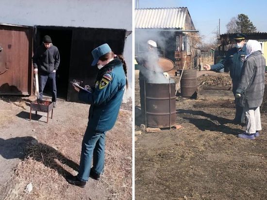 Жителей Хакасии активно штрафуют за нарушения противопожарного режима