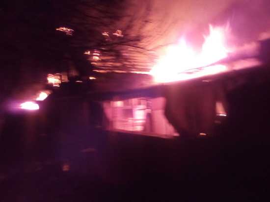 Два жилых дома сгорело в Жиздре