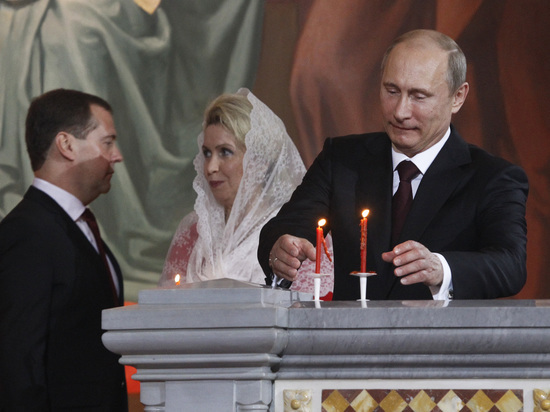 Путин не приедет на пасхальное богослужение в храм Христа Спасителя