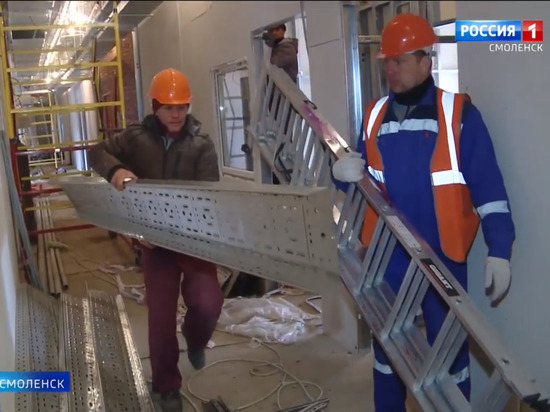 В Смоленске завершается строительство нового инфекционного госпиталя