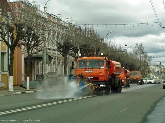 В Рязани прошла масштабная дезинфекция города