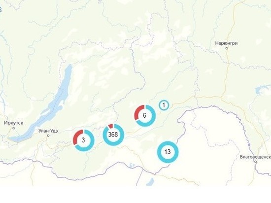 Интерактивную карту COVID-19 запустили в Забайкалье