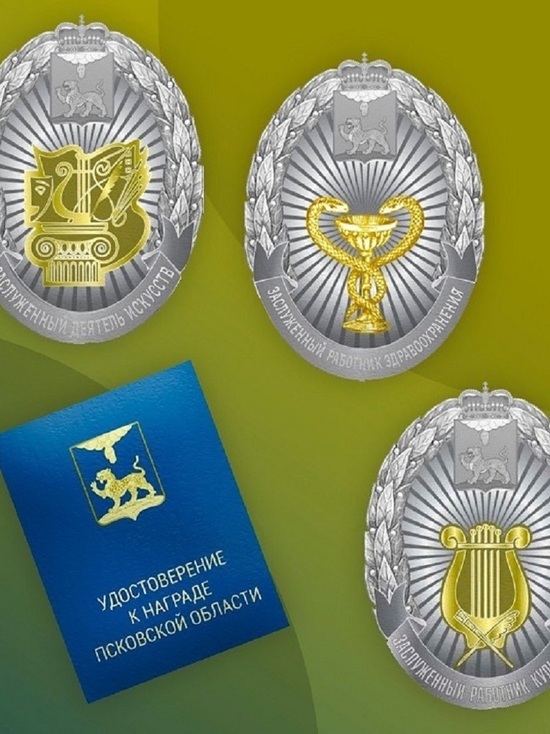 Три новых награды для врачей и деятелей культуры утвердили в Пскове