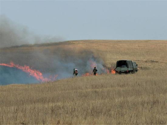 Пожар остановили в 5 километрах от Даурского заповедника