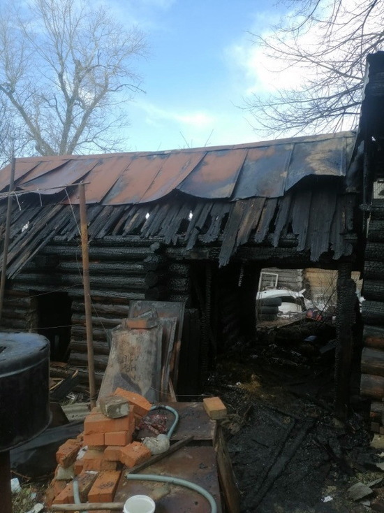 В Советском районе Марий Эл сгорела баня