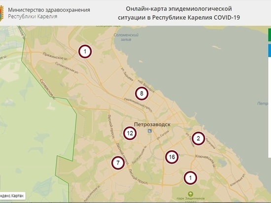 Стало известно, где проживают больные коронавирусом в Петрозаводске